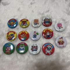 当時品 昭和レトロ ビックリマン ニッスイ 缶バッチ 14個セット - メルカリ