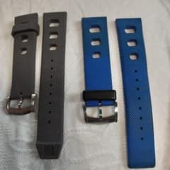 ZODIAC ラバーベルト 2本セット blue and grayのサムネイル
