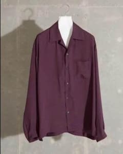 ダブルサテンオープンカラーシャツのサムネイル