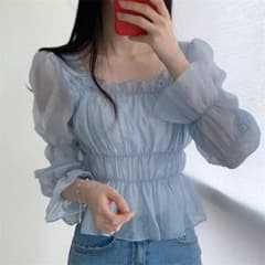 シースルーシフォントップスのサムネイル