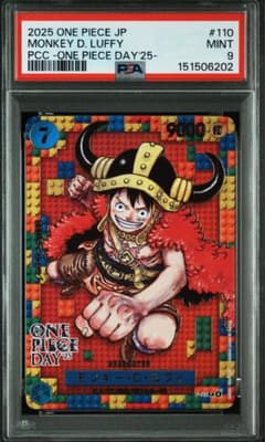 ONEPIECE DAY25ルフィカード PSA9 1枚 ONEPIECE DAY25ルフィカード PSA9 1枚 - メルカリ