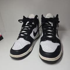 Nike Dunk High Black White スニーカー　27.5cmのサムネイル