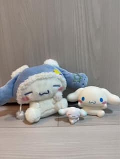シナモロール グッズ 3点セット ぬいぐるみ フィギュア マスコットのサムネイル