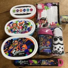 スプラトゥーン　弁当箱　おしぼり＆おしぼりケース　箸&箸ケース　マスクのサムネイル