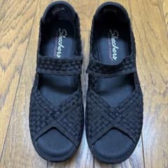 SKECHERS レディース厚底ウェッジサンダルのサムネイル