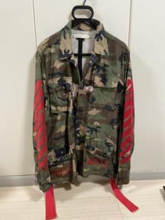 たっつぁん様 Off-White ミリタリージャケット 迷彩 ビッグサイズのサムネイル