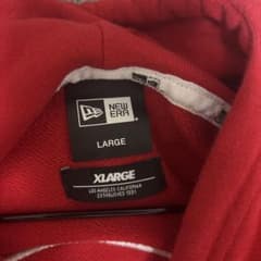 XLARGE NEW ERA パーカー レッドのサムネイル