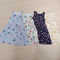 130 H&M ユニクロ ワンピース 4枚セットのサムネイル