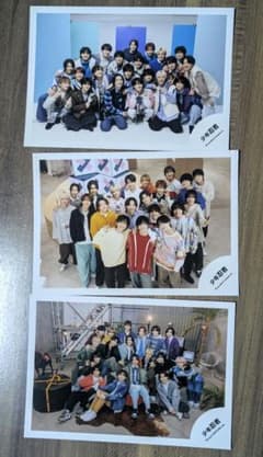 少年忍者 集合 生写真 3枚セットのサムネイル