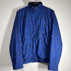 OLD STUSSY ステューシー 総柄 ナイロンジャケット S ジップブルゾンのサムネイル