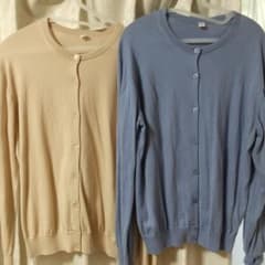 2着セット  ユニクロ  カーディガン Lサイズのサムネイル