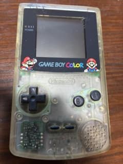 （ジャンク品）クリアGame Boy Color マリオデザインのサムネイル