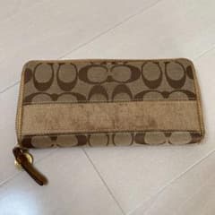 COACH コーチ 長財布 ゴールドのサムネイル