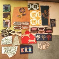 刺繍づくし＊ハギレセット＊ミナペルホネン＊おまけのはぎれ付♪のサムネイル