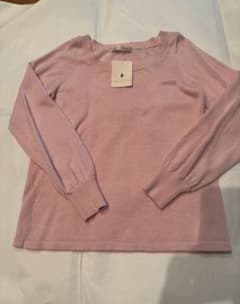 green label relaxing 長袖ニット ピンクのサムネイル