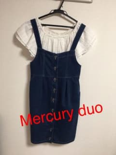 ★マーキュリーデュオ★デニムワンピース★フリルトップスのサムネイル