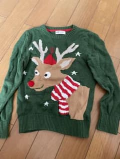 クリスマスセーター　キッズ120-130のサムネイル
