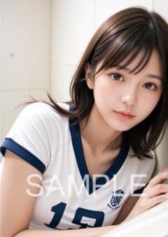 AI 美女 グラビア A4ポスター アート 可愛い 美人 高画質 c101528