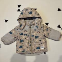 BEAMS mini キャンプ柄 フード付きジャケットのサムネイル