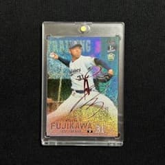 2026 BBM 1st オリックス 藤川敦也 赤箔 サイン カード 25枚限定