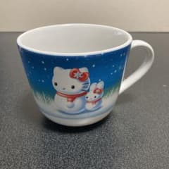 マグカップ　ハローキティ　スノーマン　雪だるまのサムネイル