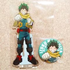 僕のヒーローアカデミア 緑谷出久 アクリルスタンド 缶バッジ - メルカリ