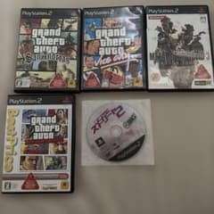 PS2 ソフト 5本セット まとめ売りのサムネイル