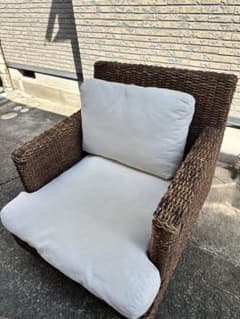 ウォーターヒアシンス アジアン家具 一人掛けソファー エスニック