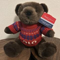 polo ラルフ　テディベア　ネイティブ柄　ノベルティ　新品　未使用　タグ付き polo ラルフ テディベア ネイティブ柄 ノベルティ ぬいぐるみ タグ付き