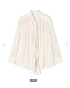 美品⭐︎ボルジー　フローツイル ワイドボウタイブラウス　36サイズ 美品⭐︎ボルジー フローツイル ワイドボウタイブラウス 36サイズ
