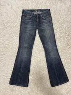 7 For All Mankind フレアデニム ローライズ 25 USA製のサムネイル