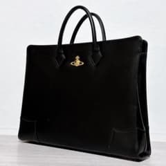 Extremely rare Vivienne Westwood briefcase, Orb design, business bag.