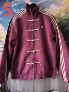 新年限定モデル アディダス 新中式 ジップアップジャケット パープル S 新年限定モデル アディダス 新中式 ジップアップジャケット パープル S
