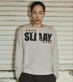 SLAAY ワッフルヘンリーネック ロングスリーブ ロンT モカ サーマルのサムネイル