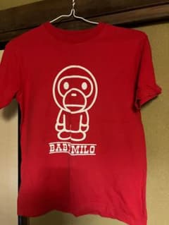 BABY MILO A Bathing Ape Tシャツ レッド