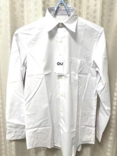 [新品・タグ付】GU ブロードシャツ（長袖）CL ホワイト メンズLサイズのサムネイル
