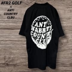 FR2 GOLFとANTI COUNTRY CLUBのコラボレーショントレーナー FR2 GOLF ANTI COUNTRY CLUB シャツ モックネック 黒 - メルカリ