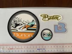 レアなBurtonバートンステッカーのサムネイル