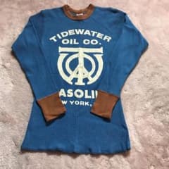 フリーホイーラーズ　サーマル　ロングtシャツ  Ｓ　ブルー　美品❗️のサムネイル