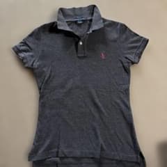 RALPH LAUREN ポロシャツ 半袖 チャコールグレー Lのサムネイル