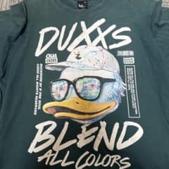 DUCK DUDE プリント Tシャツ グリーンのサムネイル