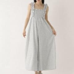 Heather フリルショルダーオールインワン 花柄 Mのサムネイル