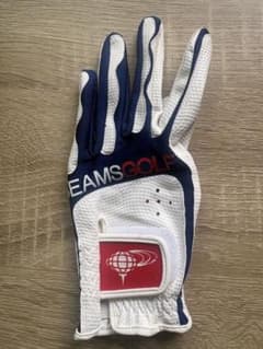 BEAMS GOLF ゴルフ用グローブ ホワイト/ネイビーのサムネイル