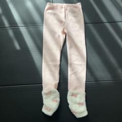 ピンク リボン付き レギンス パンツ キスドロップのサムネイル