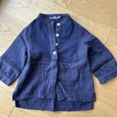 SHIPS ダークネイビー シャツ 80のサムネイル