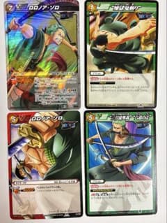 ミラクルバトルカードダス 4枚セット ロロノア・ゾロのサムネイル