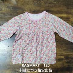 ラグマート　小花柄カットソー　ピンク　120のサムネイル