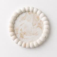 Brown Marble Tray｜アクセサリートレイ ブラウン×ホワイト×金箔のサムネイル