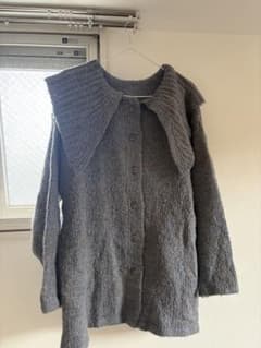 ニットカーディガン グレーのサムネイル