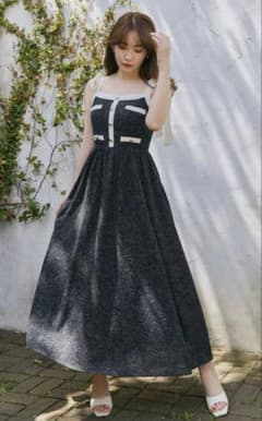 herlipto】美品 verona tweed long dress - メルカリ